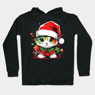 Christmas Cat - Winter Holiday Gift Hoodie